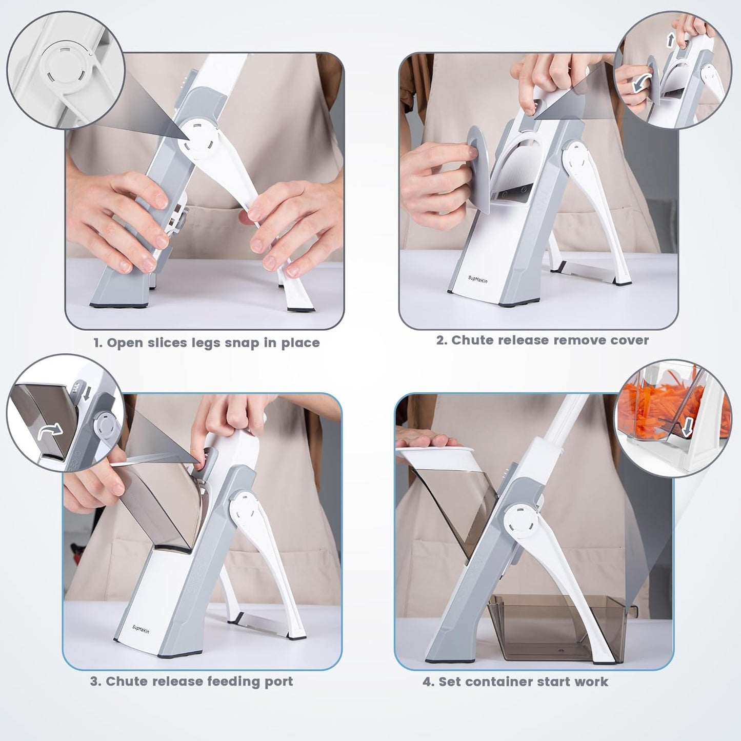 Kit Cuisine Facile : Mandoline & Mixeur USB